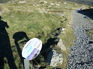 Glacier information sign