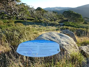 Information signs on Main Range Track