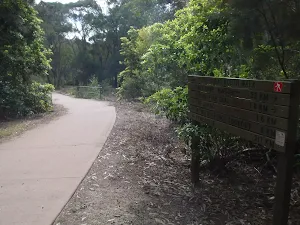 Concrete trail near Zig Zag creek