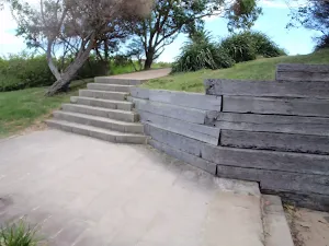Steps up to the old road