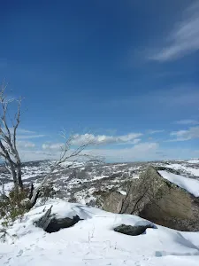View from the side of Mt Piper