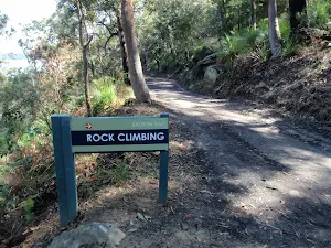 Bottom of the Rock climbing track