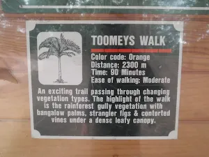 Sign about Toomeys walk