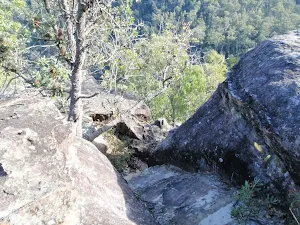 Looking down the climb from Pisgah Rock