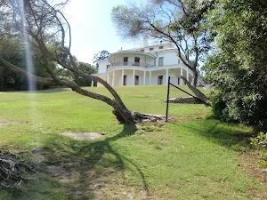 View to Strickland House from just behind Milk Beach