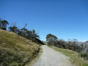 Walking along Merritts Traverse