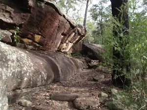Rock formations near Red Hands Cave