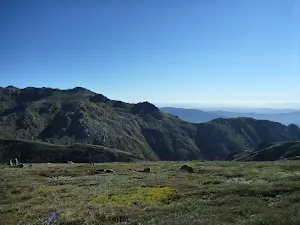 Main Range Track looking over Club Lake valley