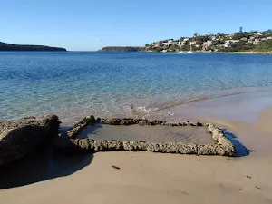 View out from rocky headland