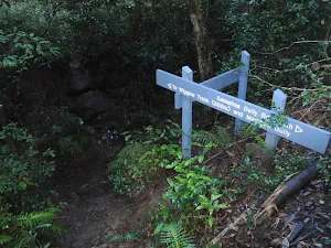Signpost on track