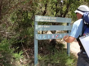 Sign along Coast Track