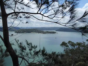 View of Dangar Island from the Highway Ridge track