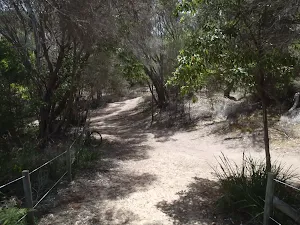 Track down to Bournda Lagoon