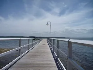 Public jetty at Murray's Beach on the Wallarah Pennisula