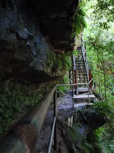 Track above Empress Falls