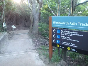 Track sign at Wentworth Falls Lookout
