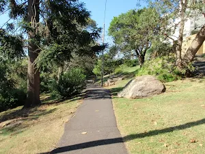 Well used footpath in Cremorne Reserve