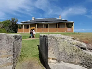 Lookout out of gun emplacment to the Head Lighthouse Keepers cottage