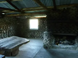 Inside Keebles Hut
