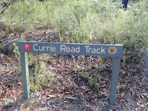 Currie Road Track sign