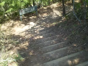 Top of steps at cliff drive