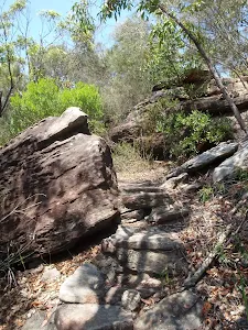 Marley Track through rocky outcrop