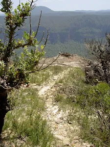 Ribbed rock formation