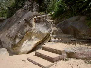 Stairs on south end of Mackerel Beach