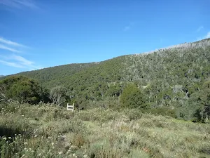 Looking across the valley from eastern side of the Golf Course