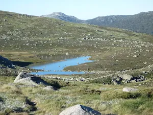 Headley Tarn from the Main Range Track