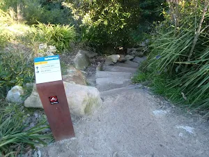Sign down to Chowder Bay