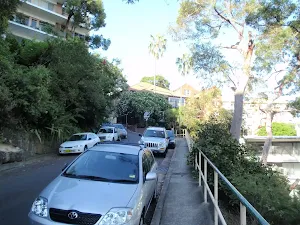 Walking along footpaths through Mosman