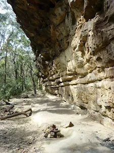 One of a few camping caves at Chinamans Gully