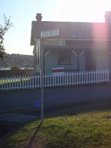 Sign post on Old Fort Rd
