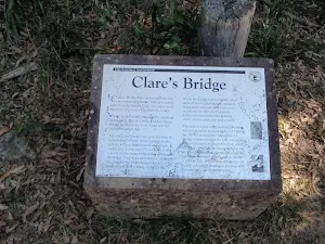 Information Sign at Clare's Bridge