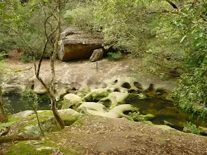 Waitara Creek crossing at the Spa