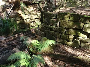 Remnants of an old bridge in Shepherds Gully