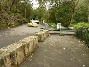 Parking area at Galston Gorge Trackhead
