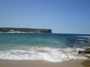 Looking north along the coast from Little Marley Beach