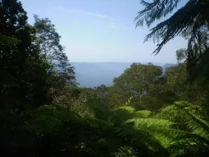 View across the valley