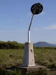Trig station on Flat Tops summit