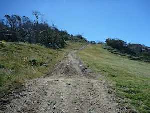 Walking up the trail south west of Gunbarrel Express