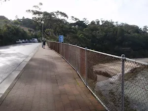 Walking below Taronga Zoo