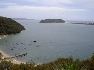 Pittwater from a clearing above Mackerel Beach