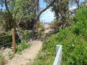 Signposted intersection to Bournda Island