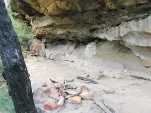 Fire place in Attic Cave