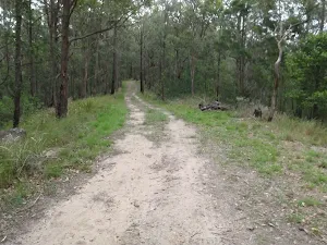 trail crossing a long saddle