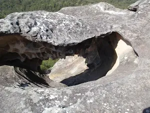 Rock formation on the Bluff