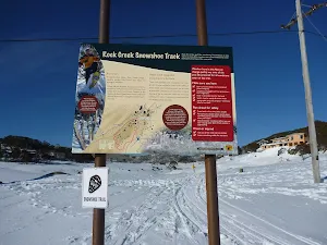 Rock Creek Snowshoe track information sign
