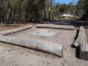 Fireplace in Hobart Beach camping area